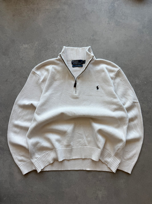 Polo by Ralph Lauren vintage muški 1/4 zip džemper (XL)