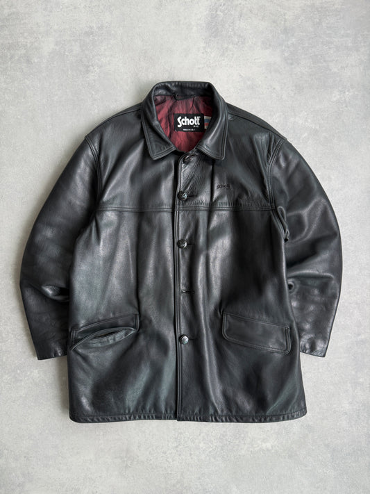 Schott NYC vintage muška kožna kaput jakna (XL)