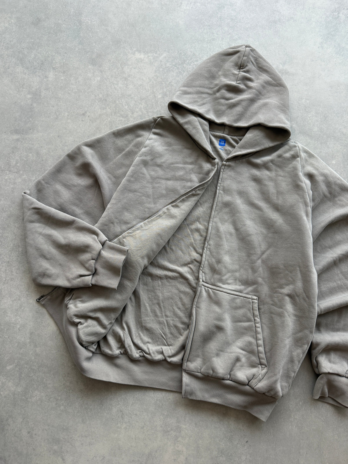 Yeezy x Gap Light Grey Zip - Up muška dukserica (L)