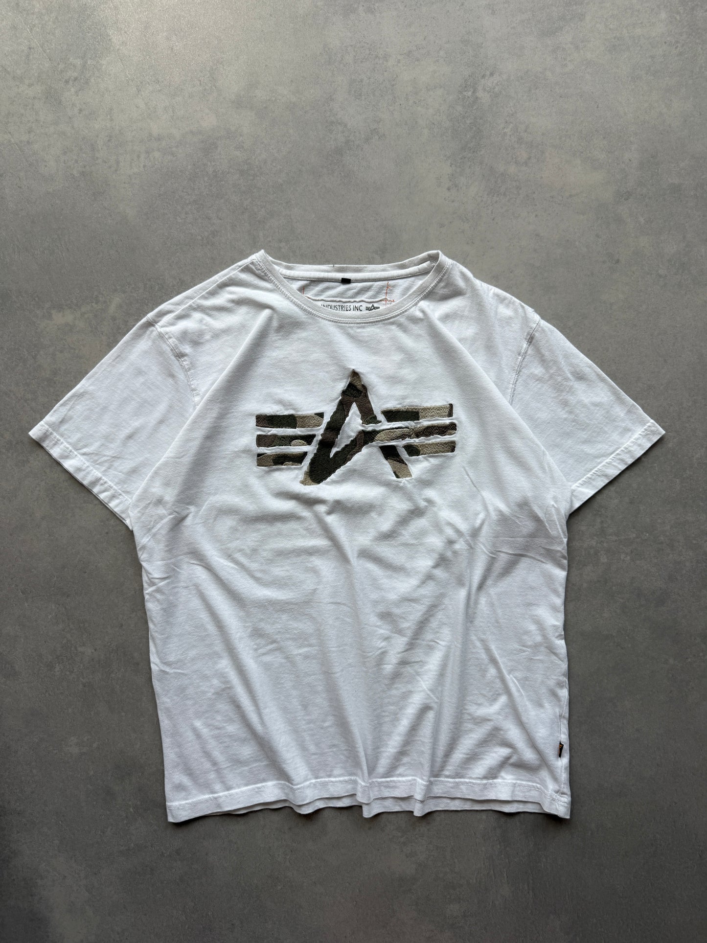 Alpha Industries muška bijela majica (XL)
