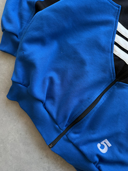 Adidas vintage muška plava zip dukserica (L)