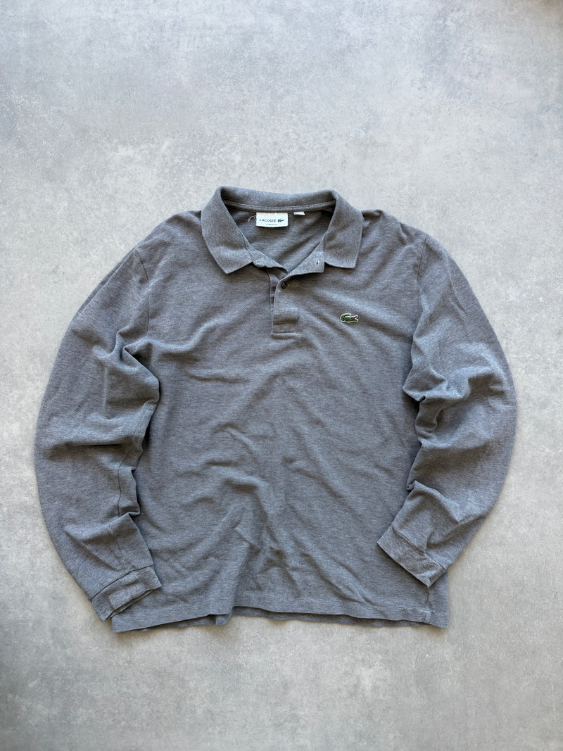 Lacoste muška basic siva polo majica (XL)