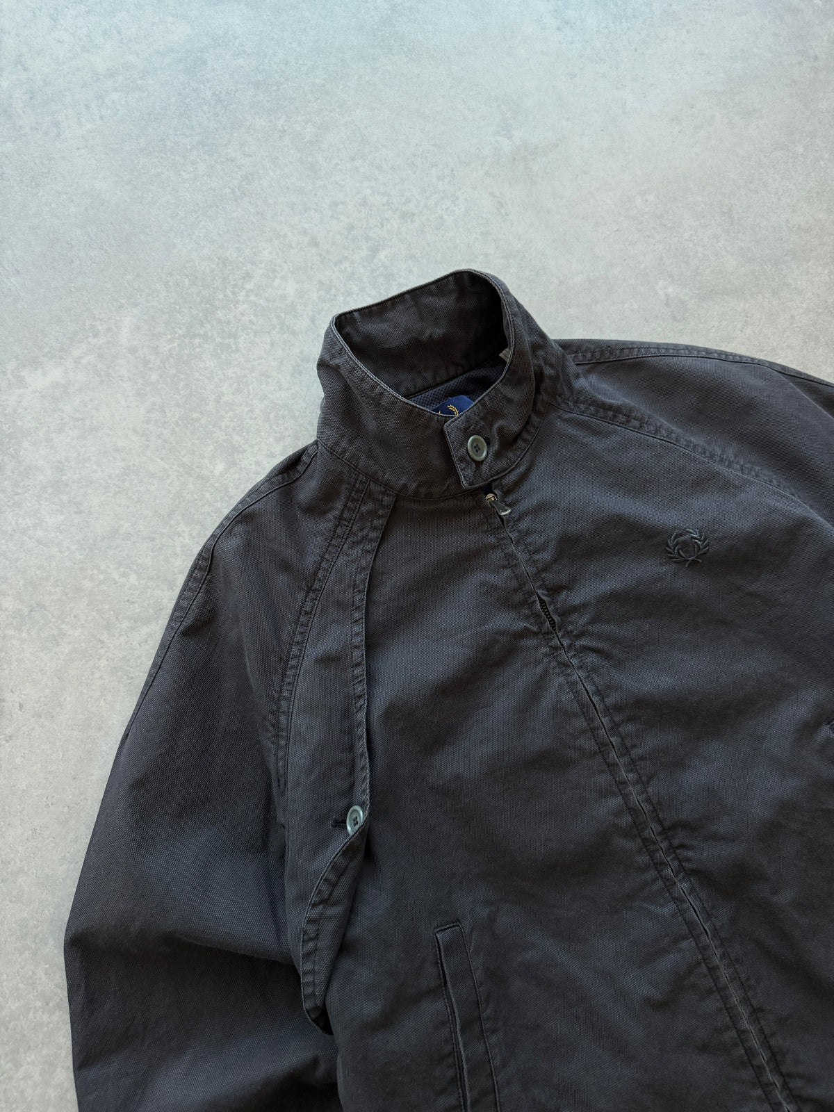 Fred Perry muška siva retro harrington jakna (S)