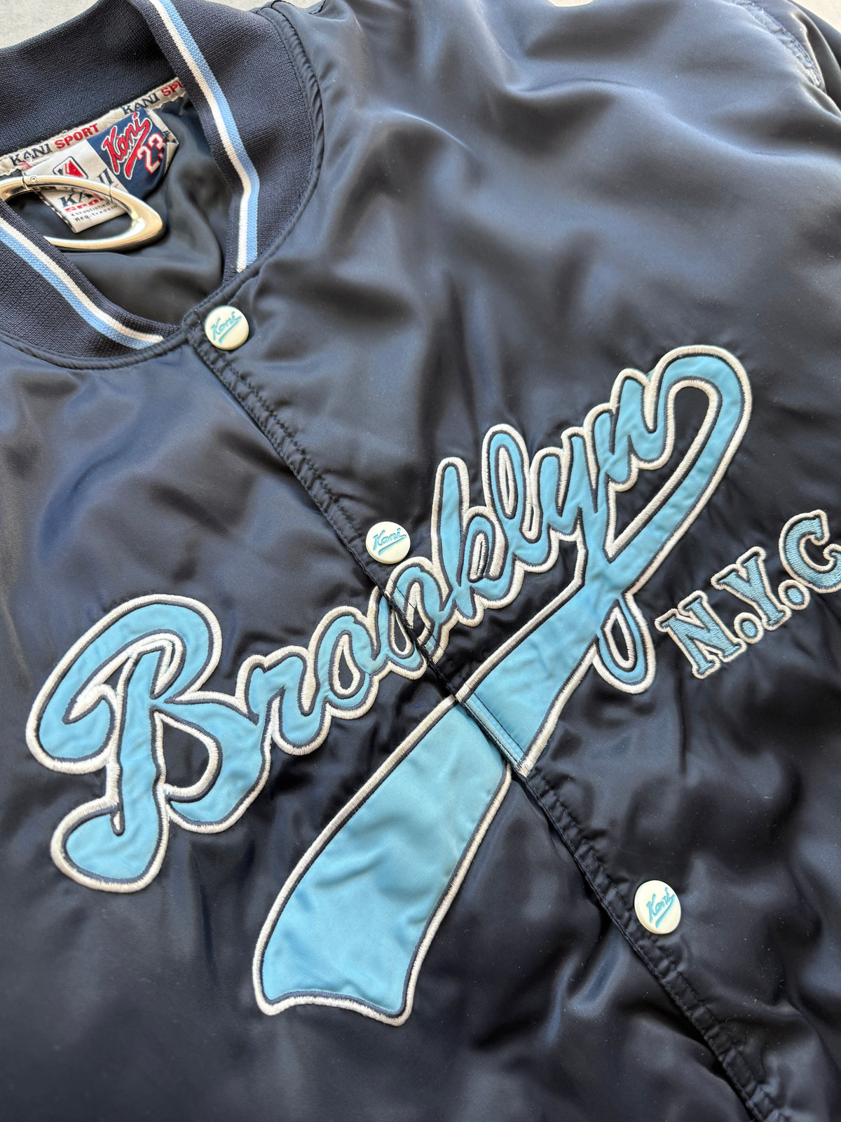 Karl Kani Brooklyn vintage 90s muška oversized bomber jakna (XL)