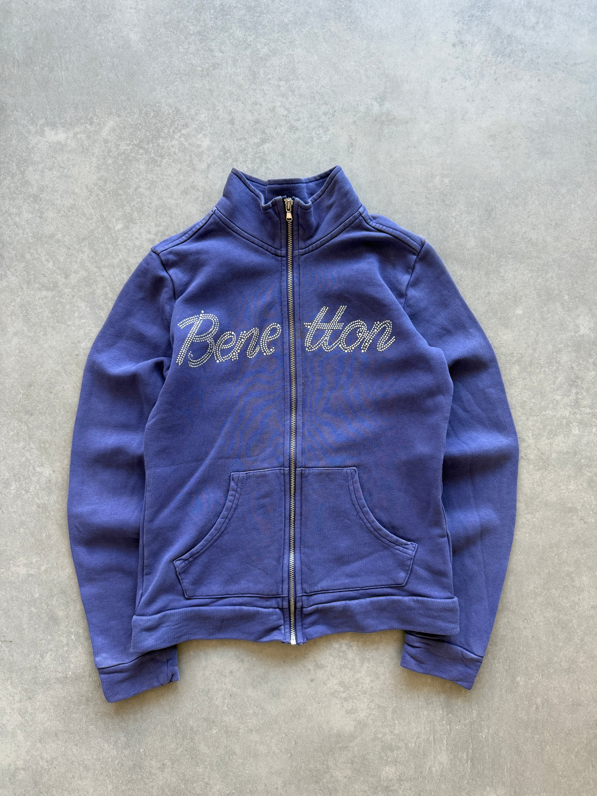 Benetton Y2K ženska slim fit zip dukserica (XS)