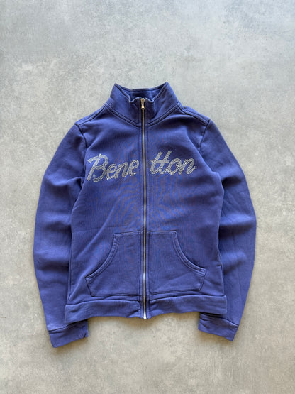 Benetton Y2K ženska slim fit zip dukserica (XS)