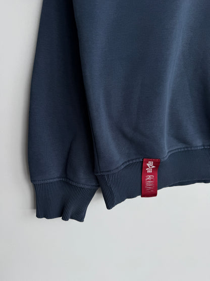 Alpha Industries muška plava dukserica (XL)