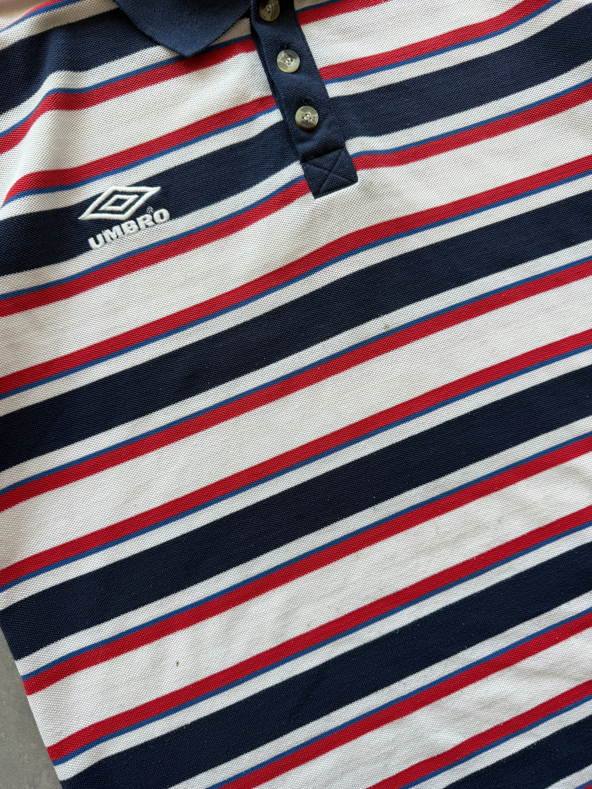 Umbro vintage muška prugasta polo majica (M)