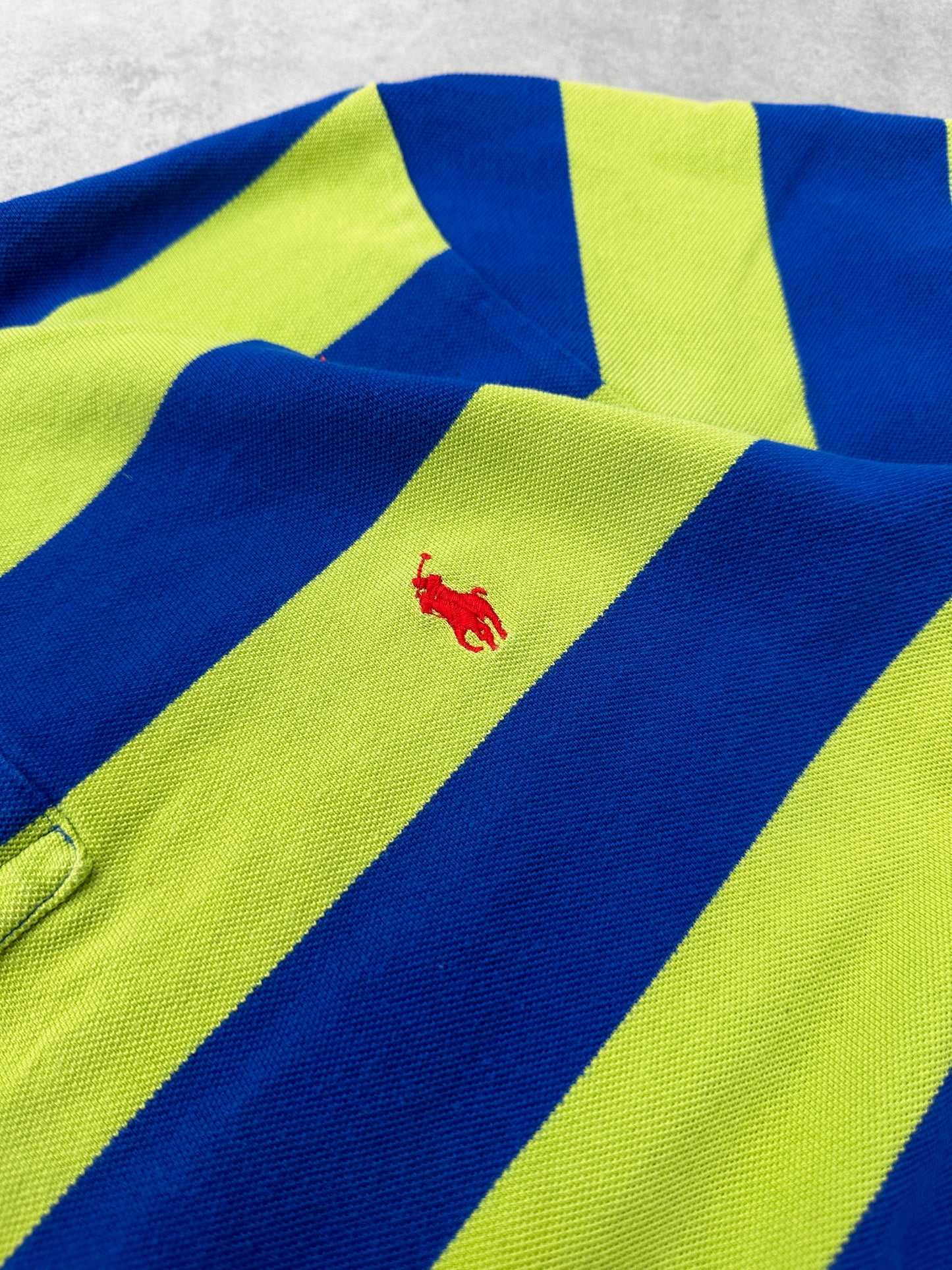 Polo by Ralph Lauren zeleno plava muška polo majica (M)