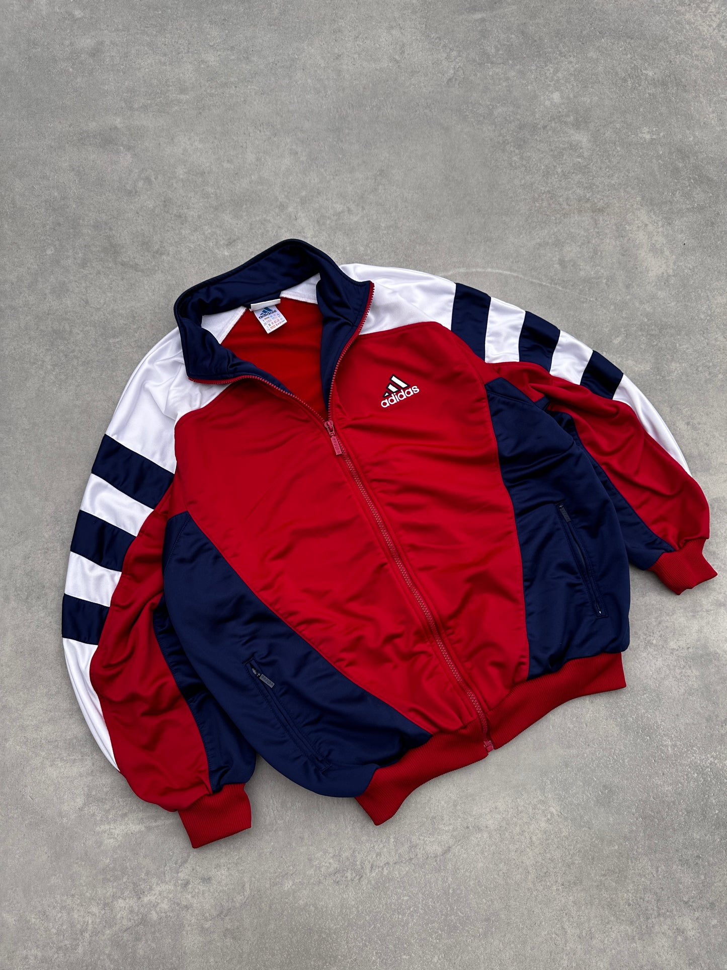 Adidas vintage muška zip up dukserica (L)