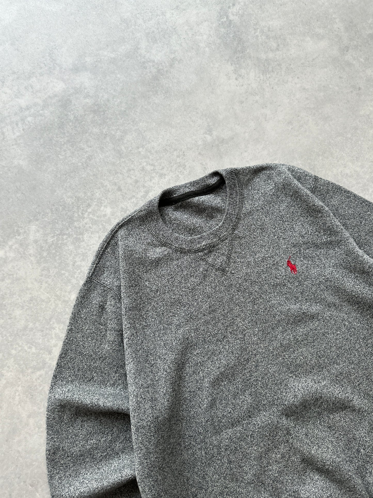 Polo by Ralph Lauren muški sivi džemper (S)