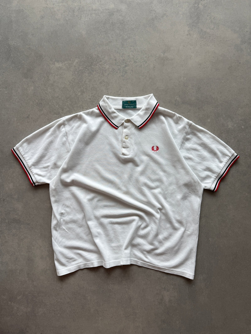 Fred Perry muška basic bijela polo majica (M)