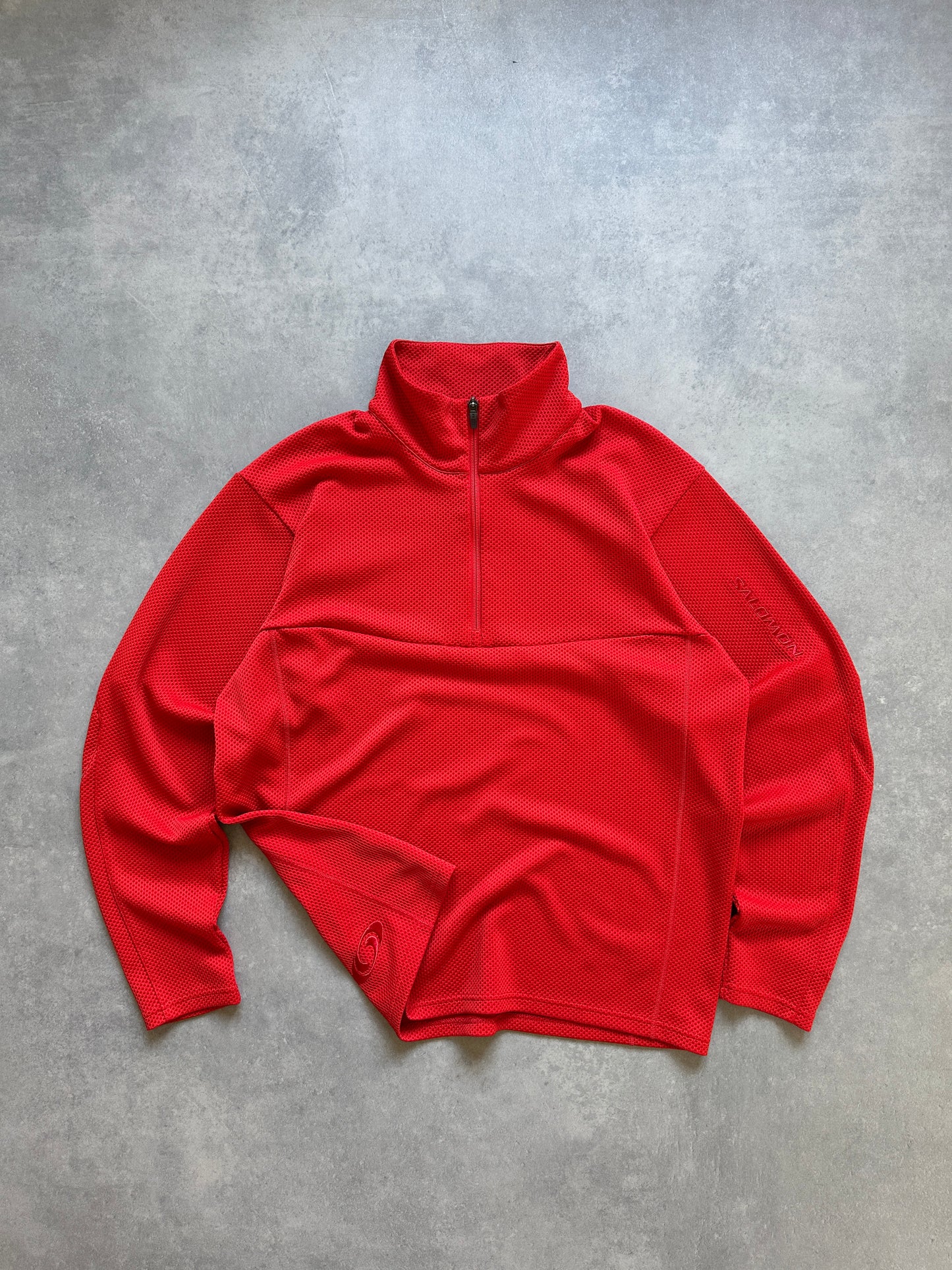 Salomon 1/3 zip moto mesh vintage muška sportska dukserica (XL)