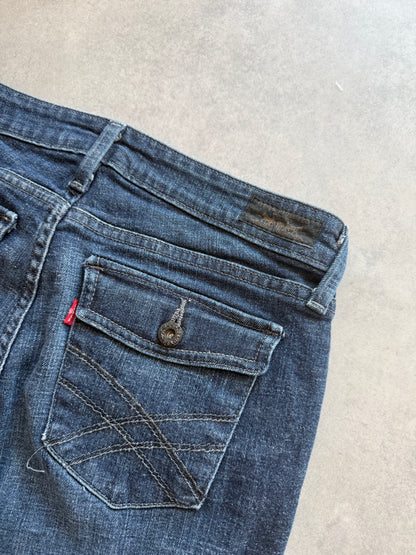 Levis 545 ženske low rise bootcut farmerke (M)