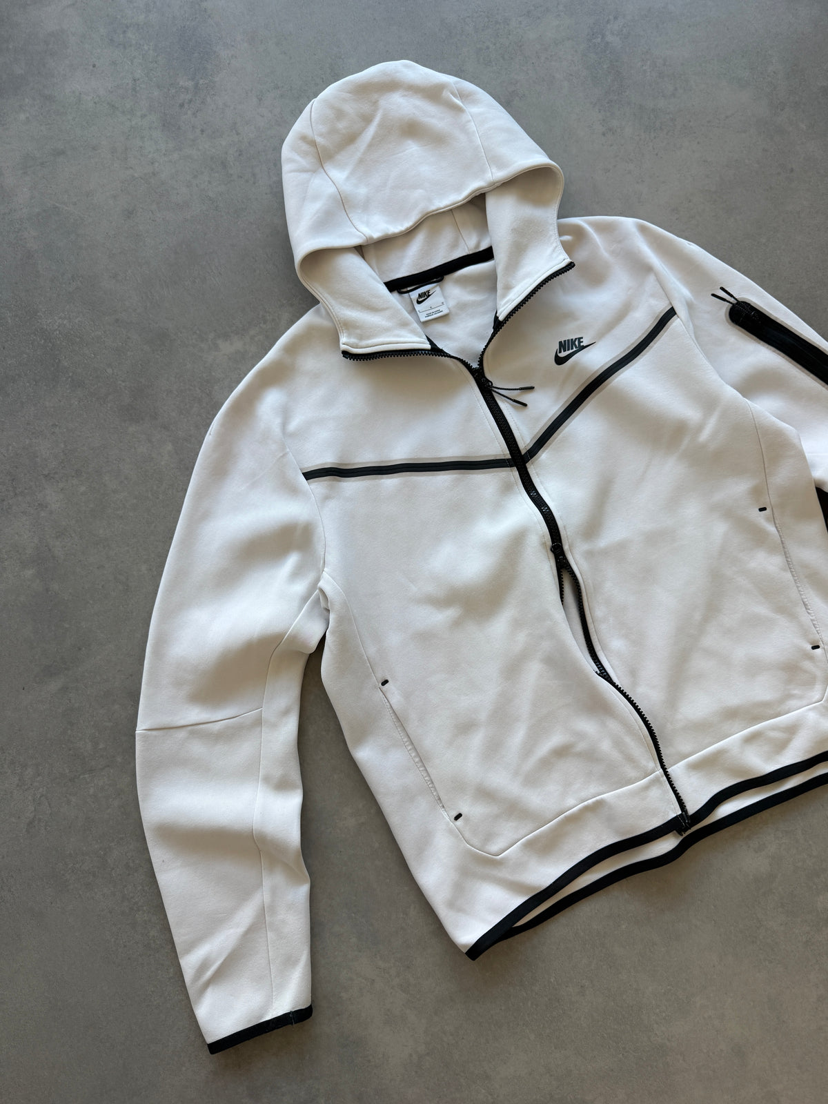 Nike Tech Fleece muška bijela dukserica (L)