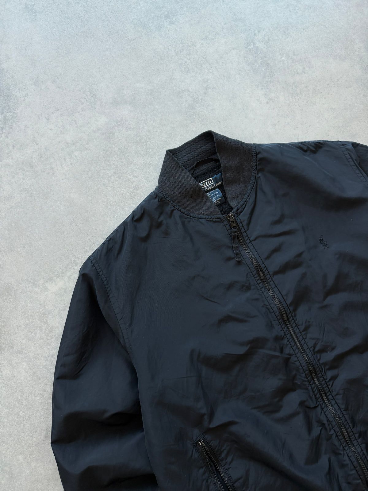 Polo by Ralph Lauren vintage muška crna bomber jakna (S)