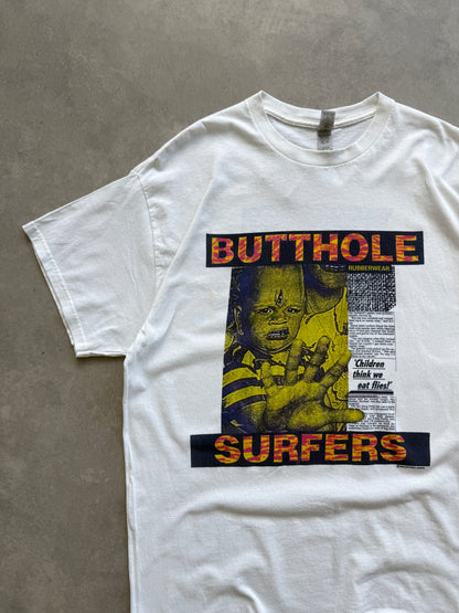 Butthole Surfers vintage muška bijela majica (XL)