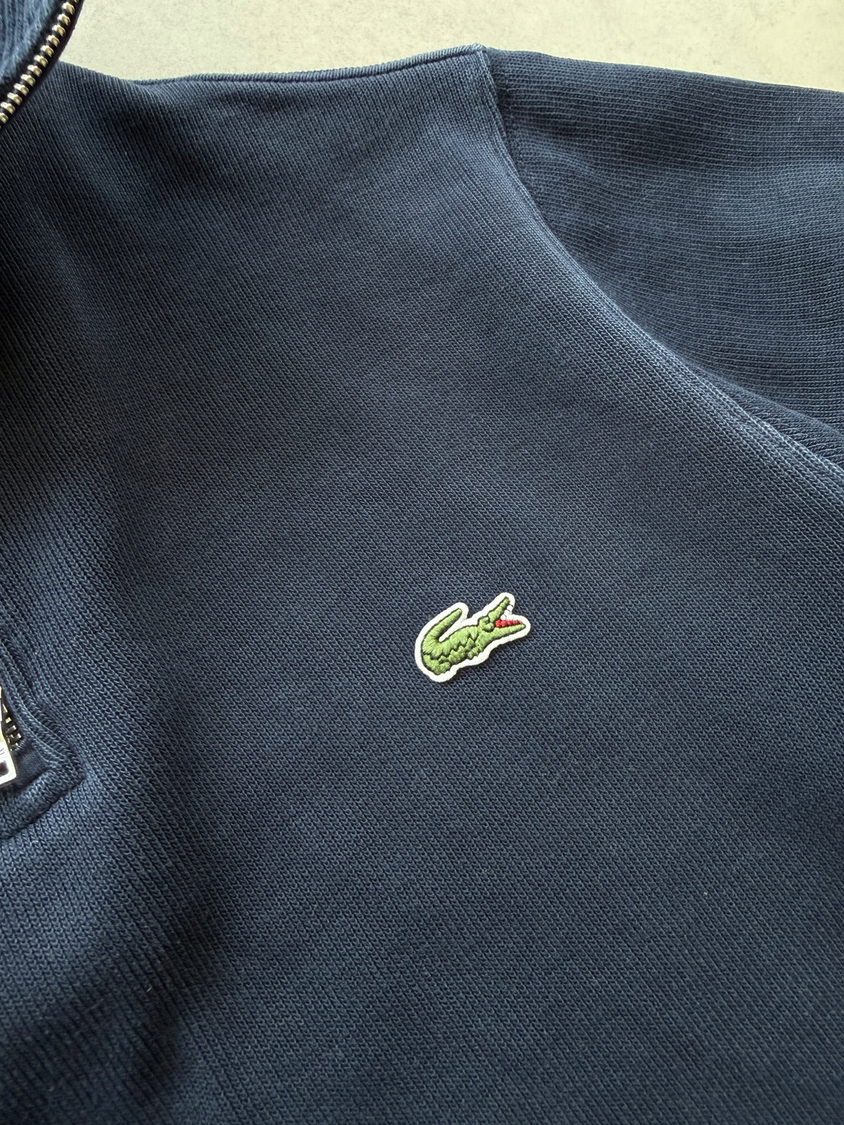 Lacoste 1/4 zip muška plava dukserica (S)