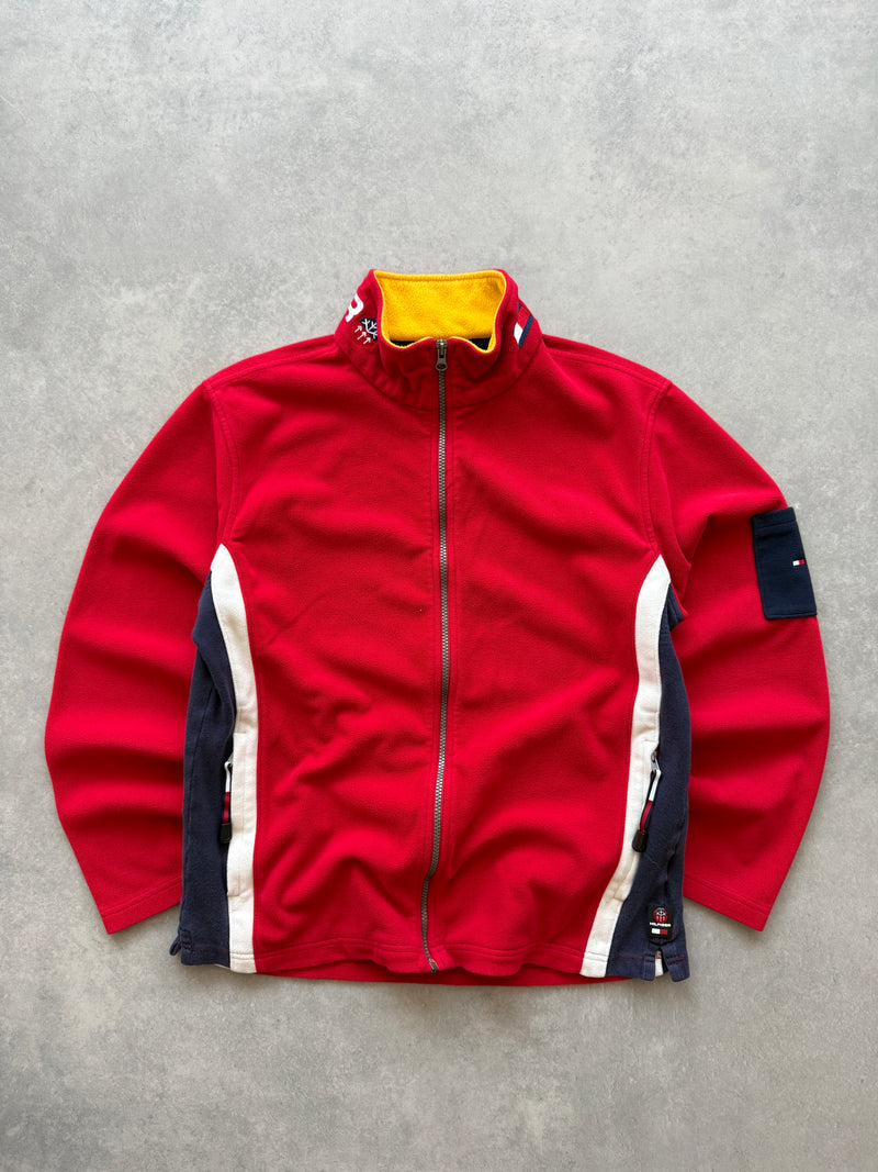 Tommy Hilfiger vintage muška crvena fleece dukserica (M)