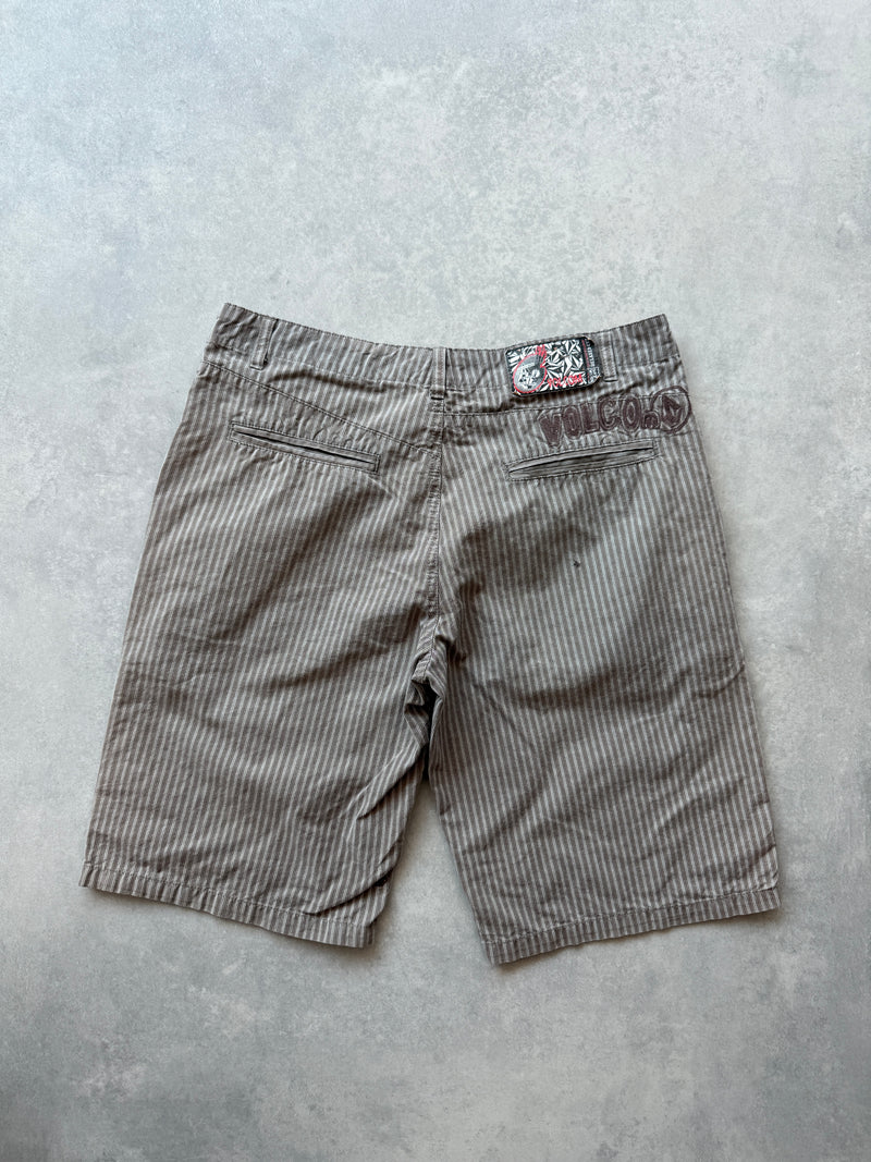 Volcom 2000s muški prugasti šorc (L)