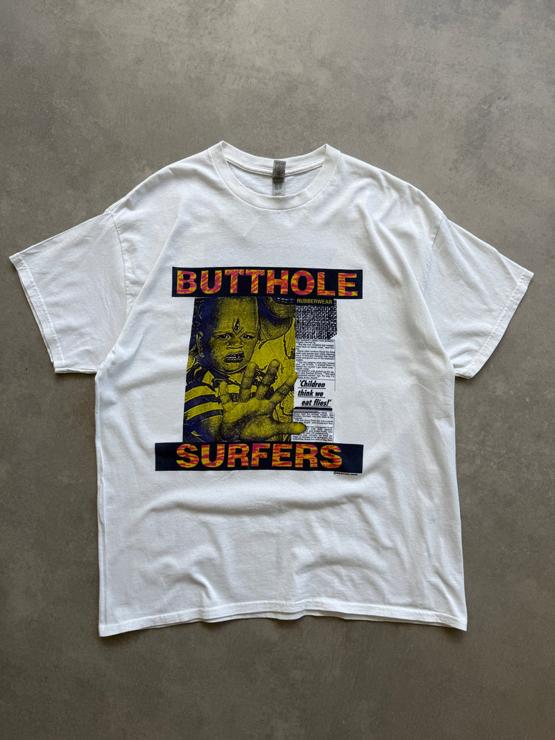 Butthole Surfers vintage muška bijela majica (XL)