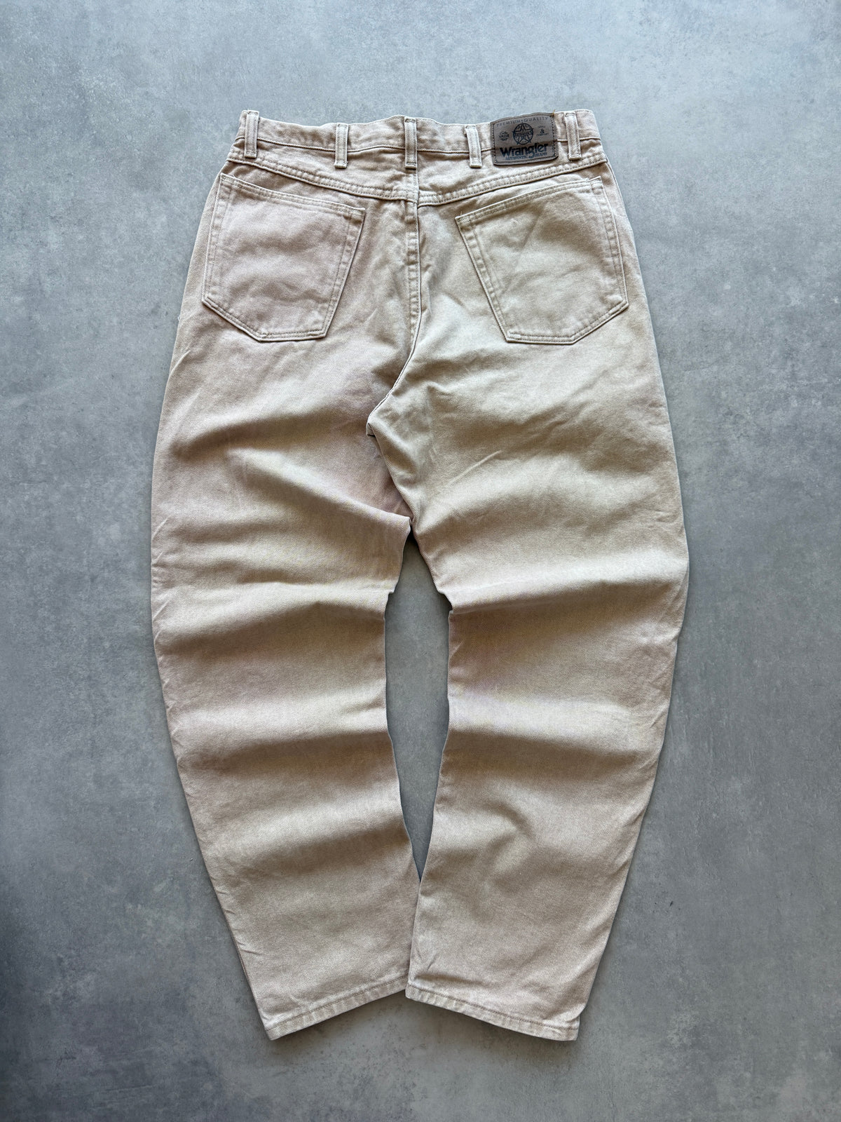 Wrangler vintage muške bež farmerke (34x32)