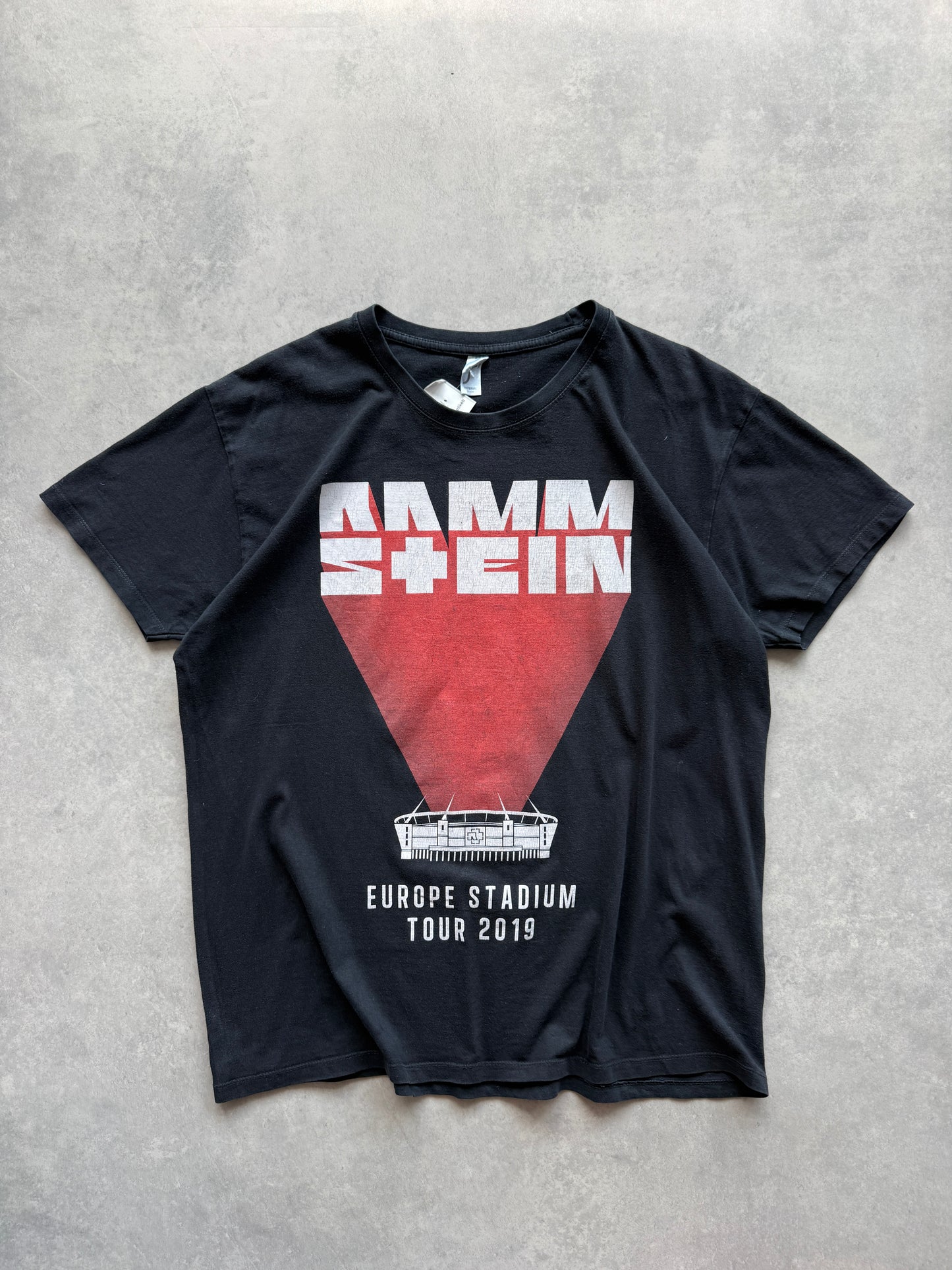 Rammstein muška crna bend majica (XL)