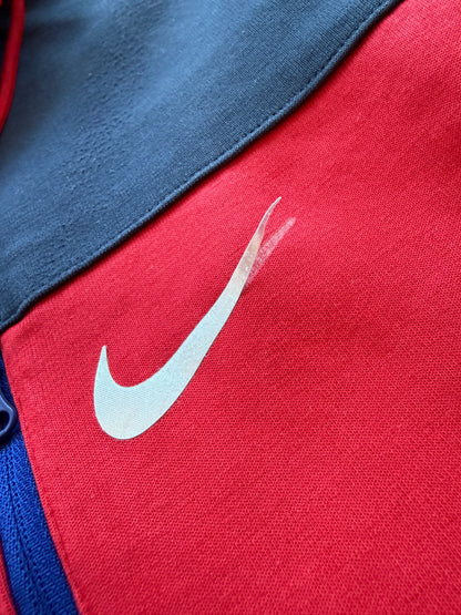 Nike muška color block crvena zip dukserica (L)