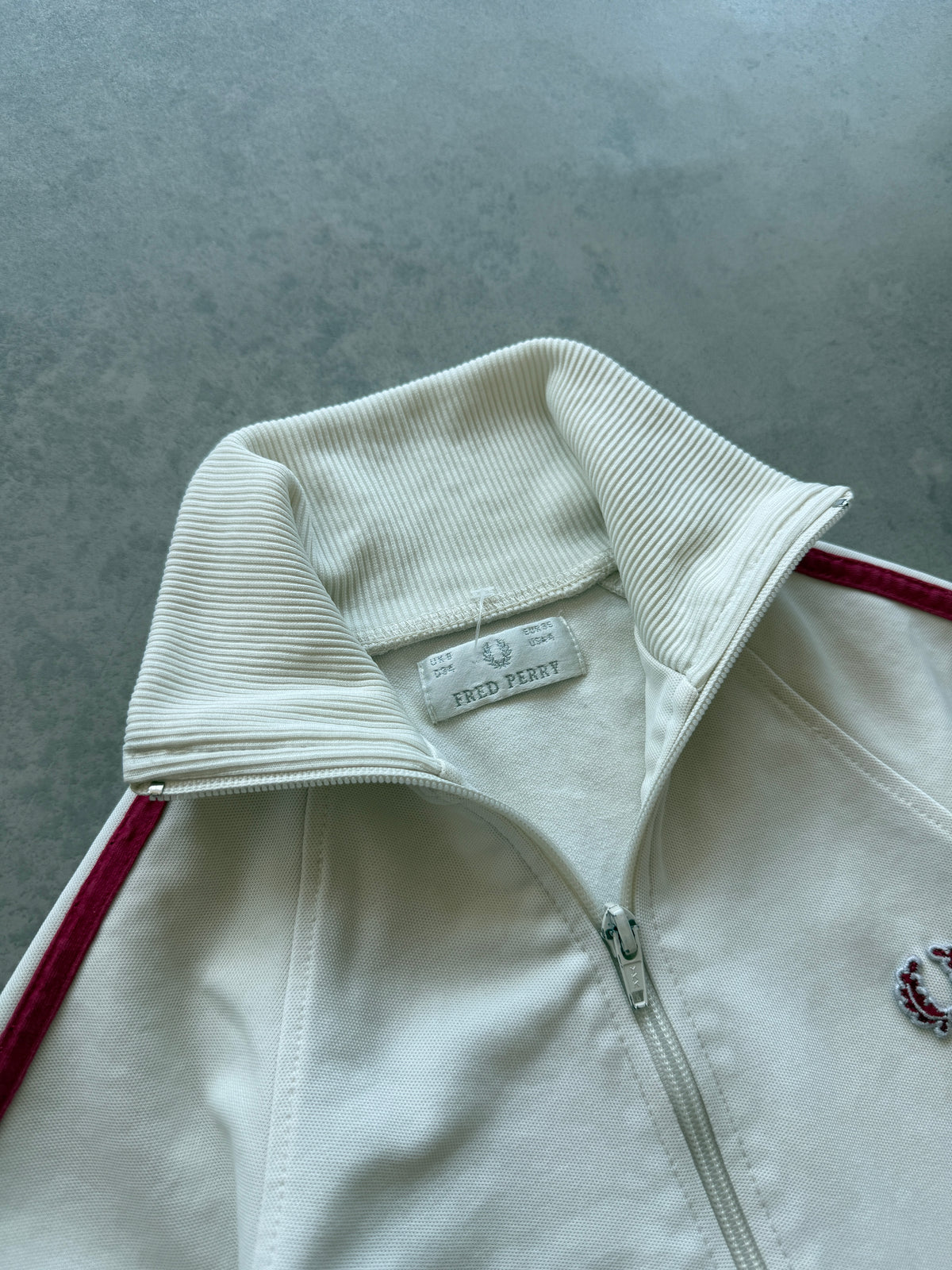 Fred Perry vintage ženska slim fit zip dukserica (S)