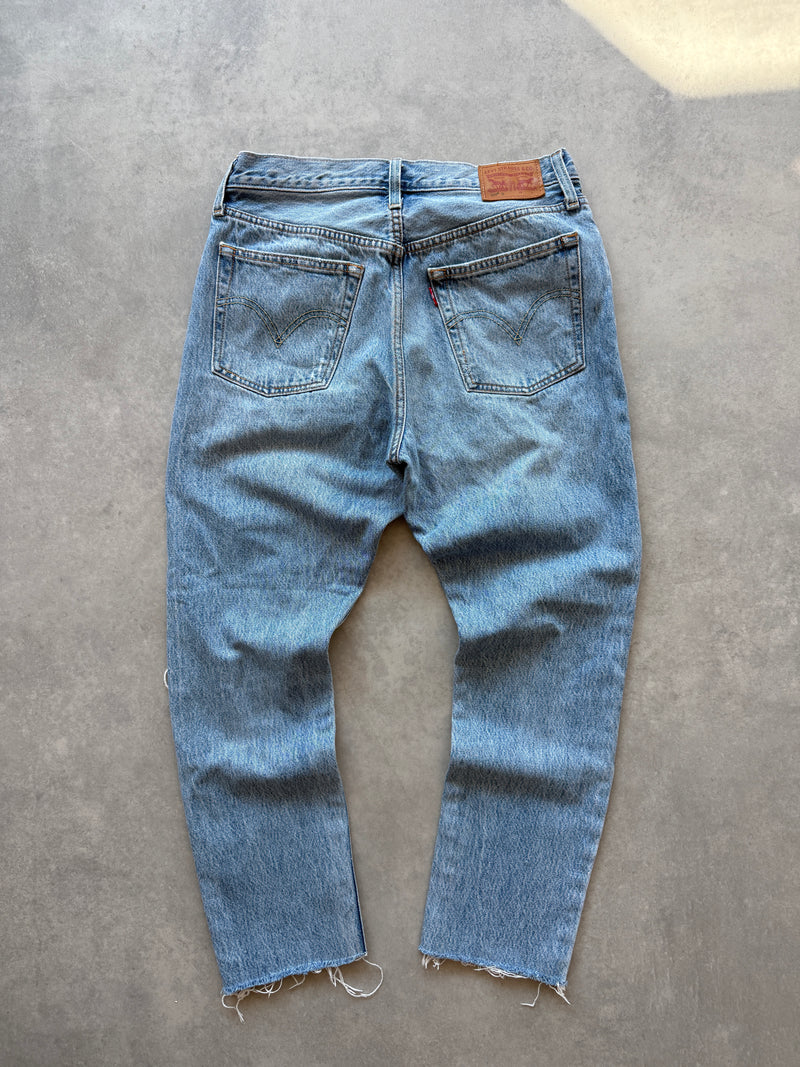Levis 501 Slim ženske plave farmerke (28x28)