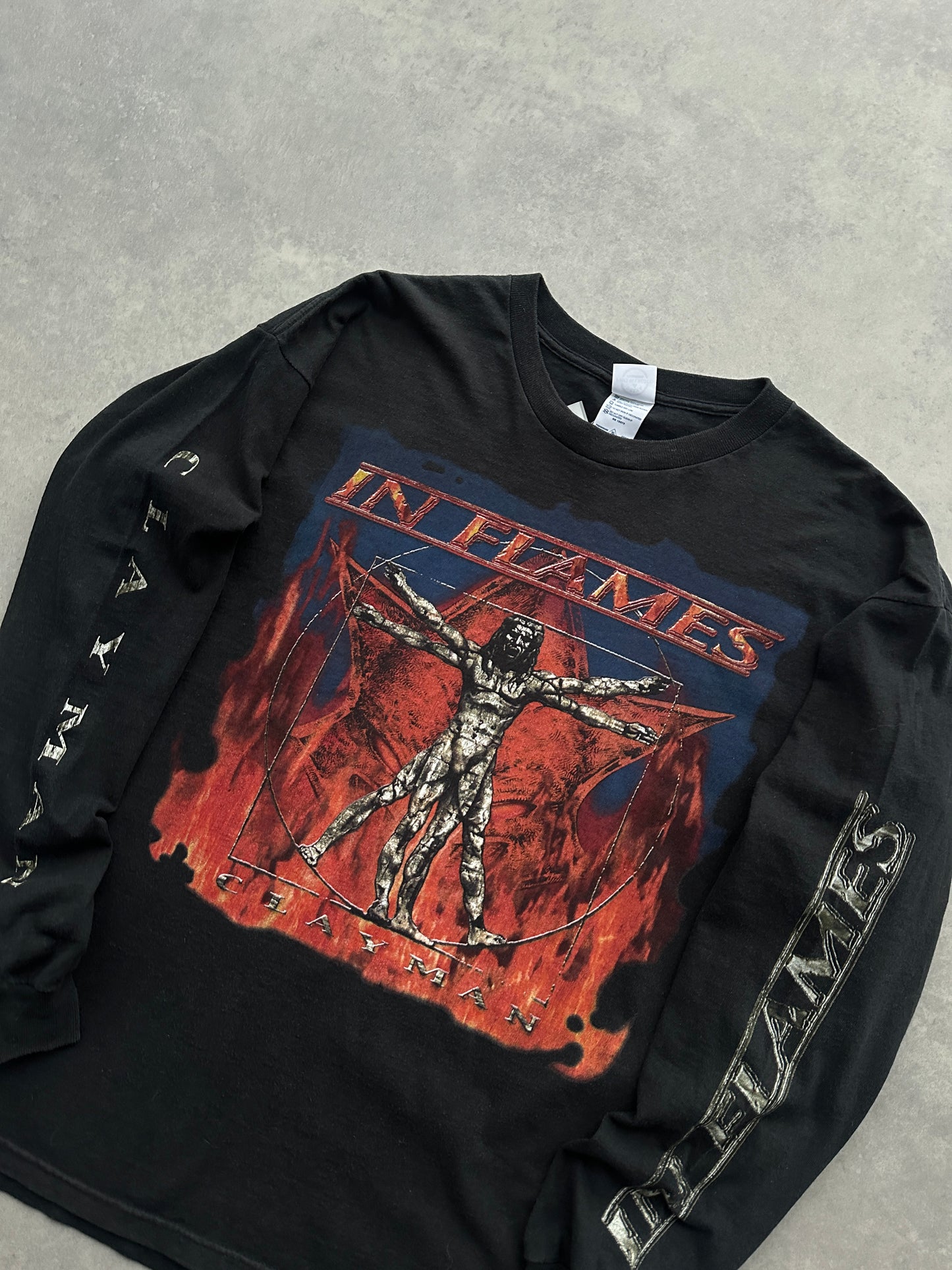 In Flames Clayman vintage 90s muška majica (XL)