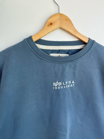 Alpha Industries muška plava dukserica (M)