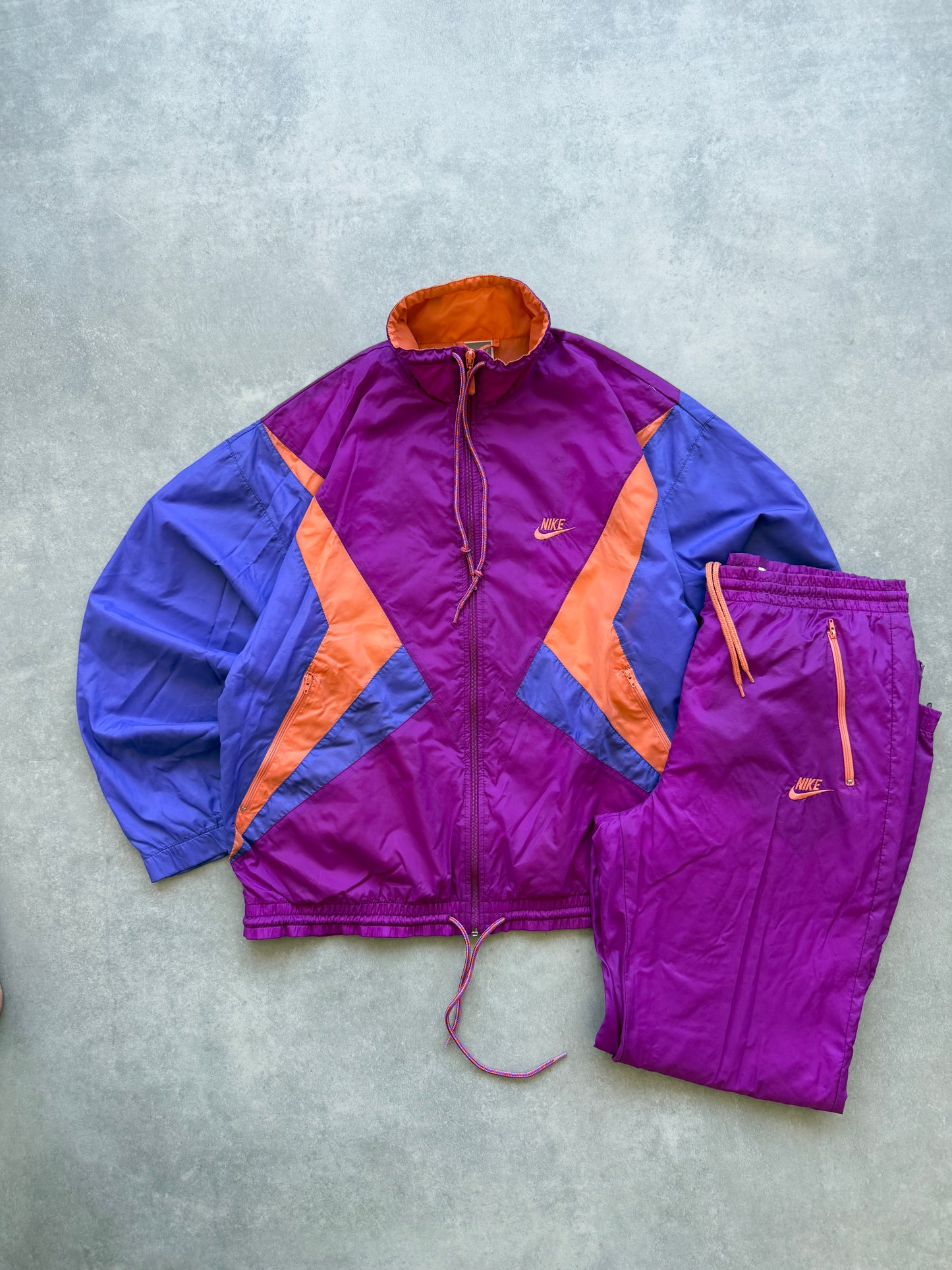 Nike 90s vintage muška šuškava komplet dukserica (S)