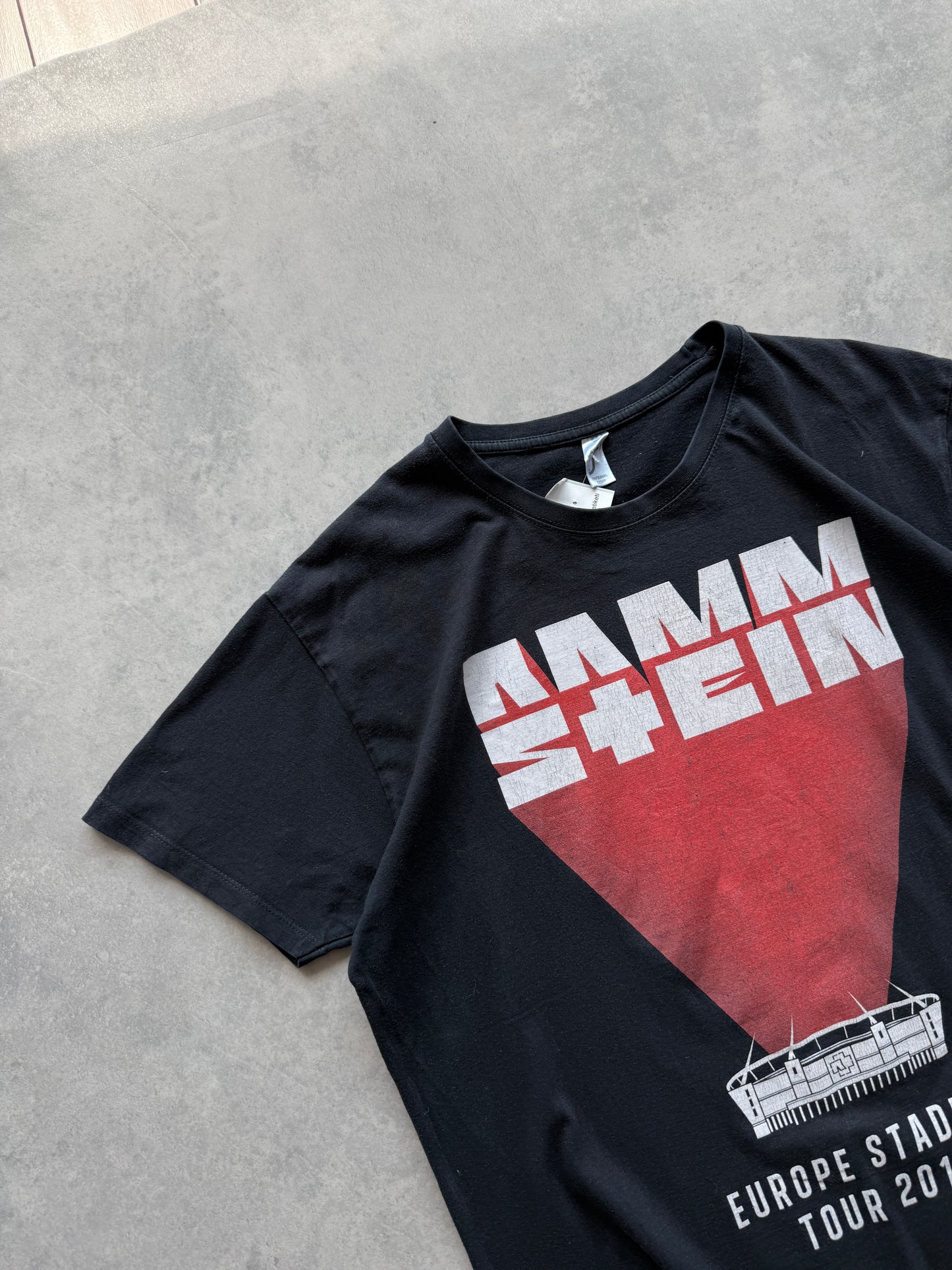Rammstein muška crna bend majica (XL)