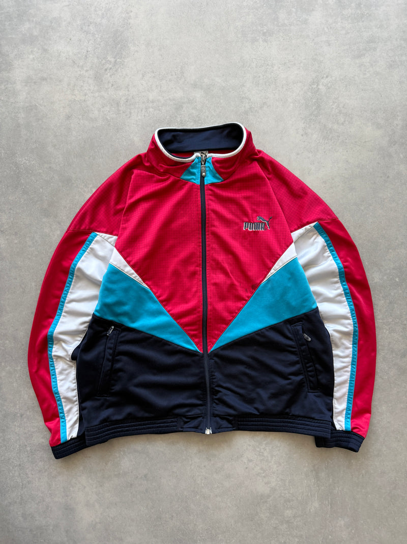 Puma vintage 90s muška color block dukserica (L)