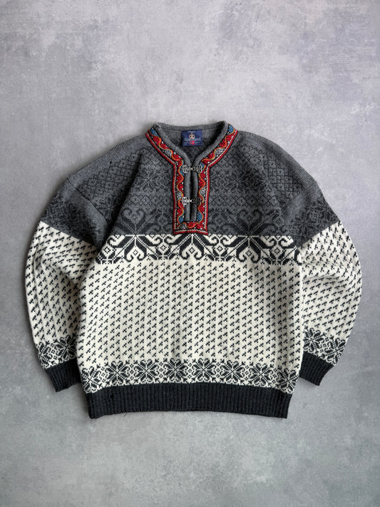 Skjaeveland vintage muški džemper (L)