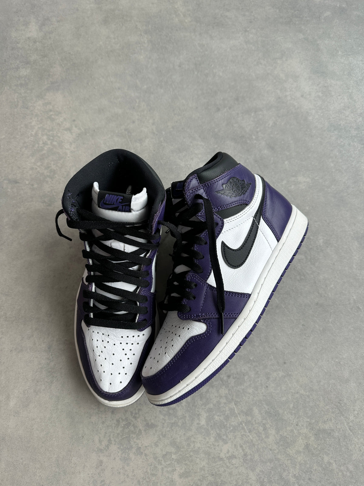 Nike Air Jordan 1 Retro High Court Purple White muške patike (42.5)