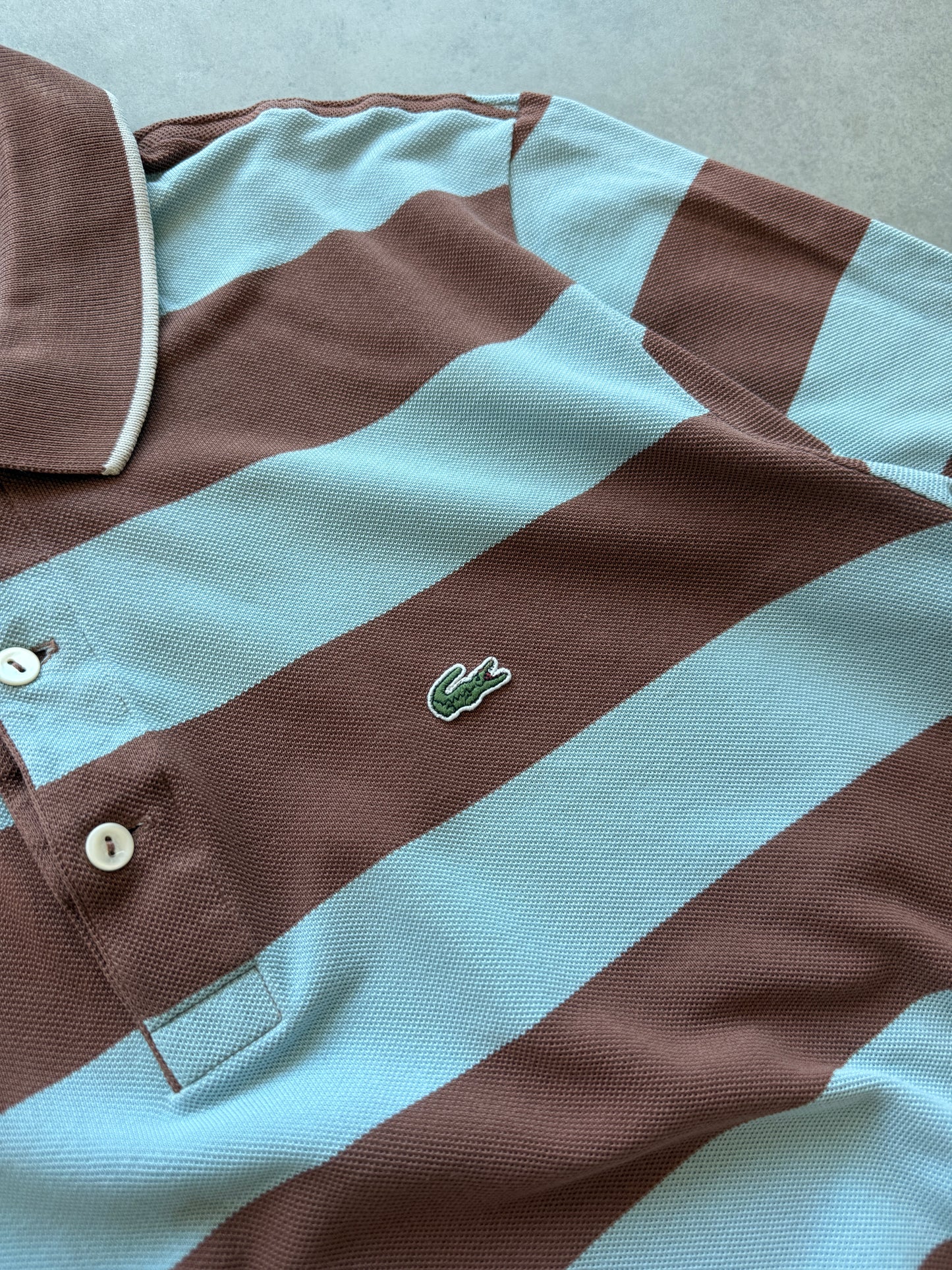 Lacoste vintage muška prugasta polo majica (XL)