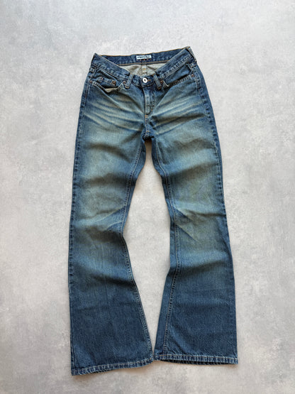 Freesoul Y2K ženske bootcut farmerke (XS)