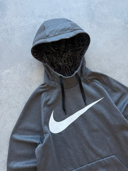 Nike Dri Fit muška siva sportska dukserica (M)