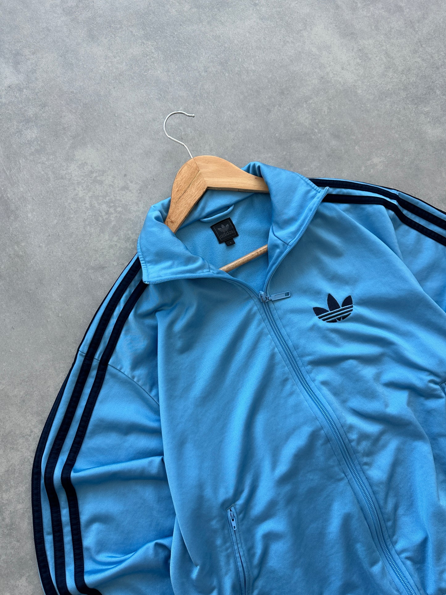 Adidas Firebird 2000s muška plava dukserica (S)