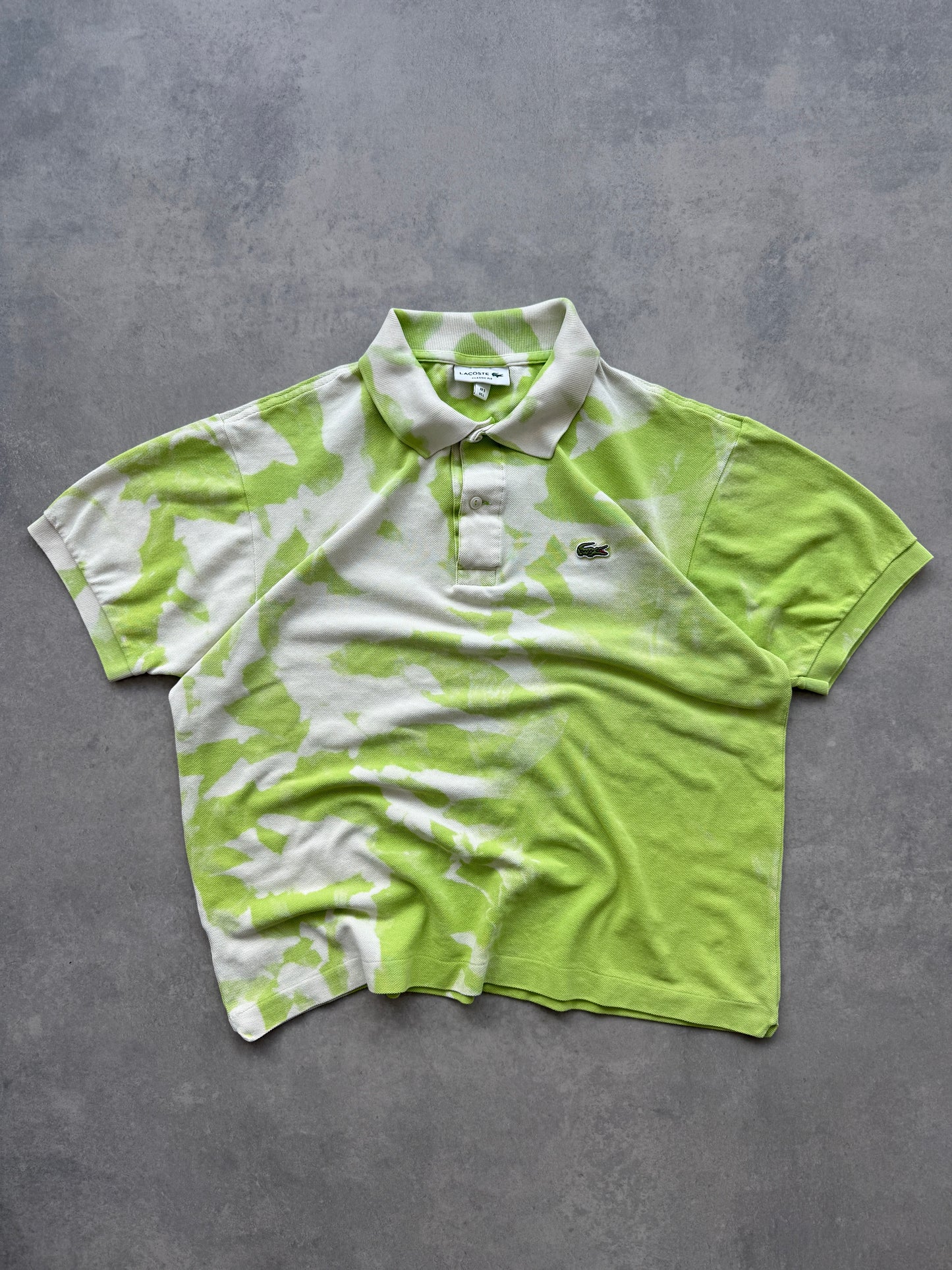 Lacoste bleach dye muška polo majica (M)