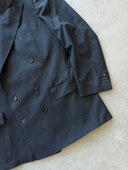 Burberrys vintage double breasted pinstripe muški sako (L)