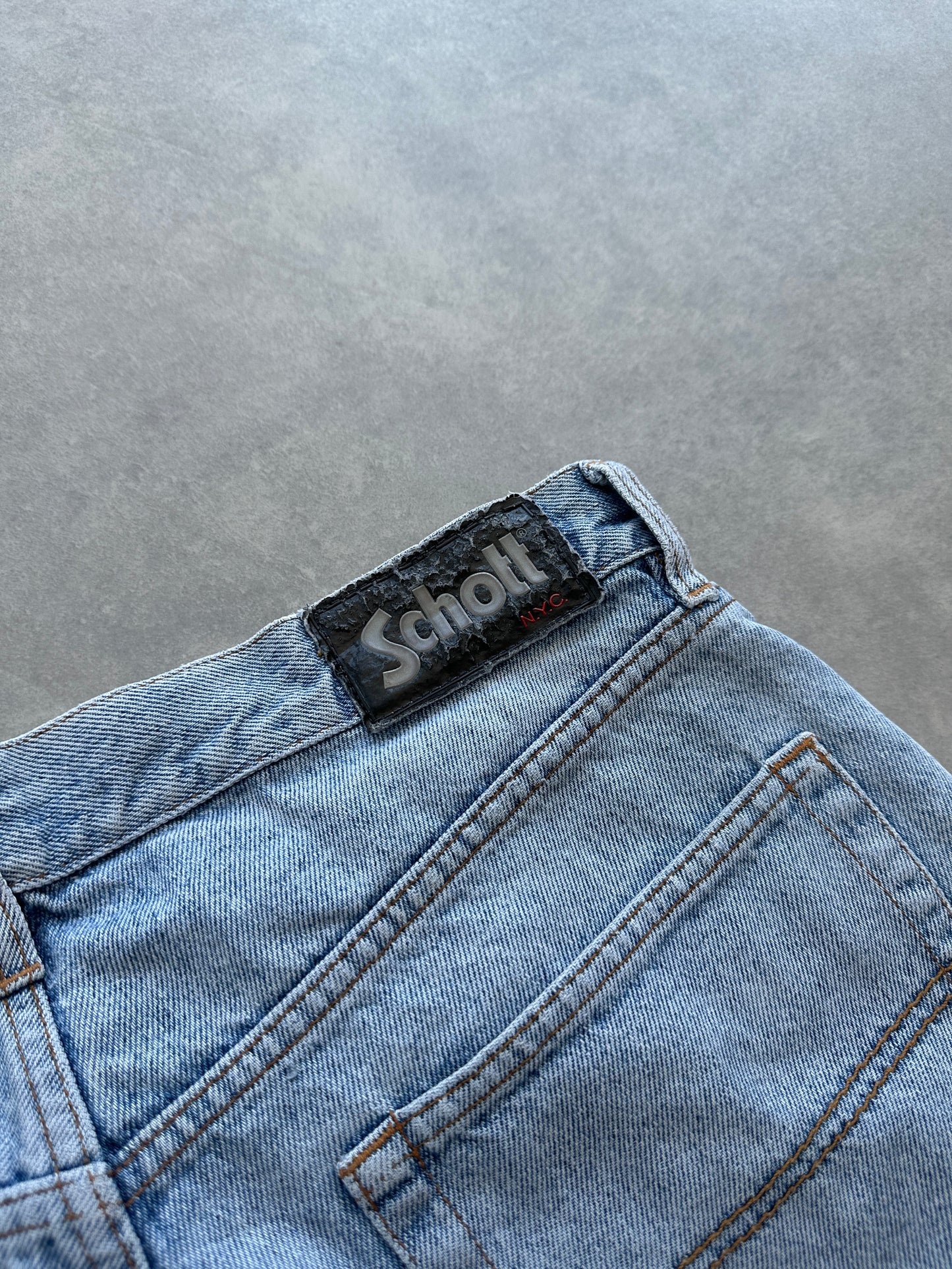 Schott vintage muški teksas šorc (36)