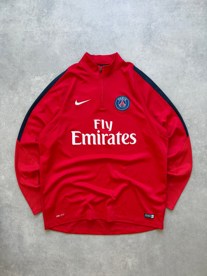 Nike x PSG muška crvena sportska dukserica (XL)