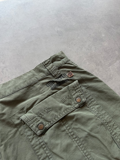 Quiksilver 2000s muški zeleni cargo šorc (M)