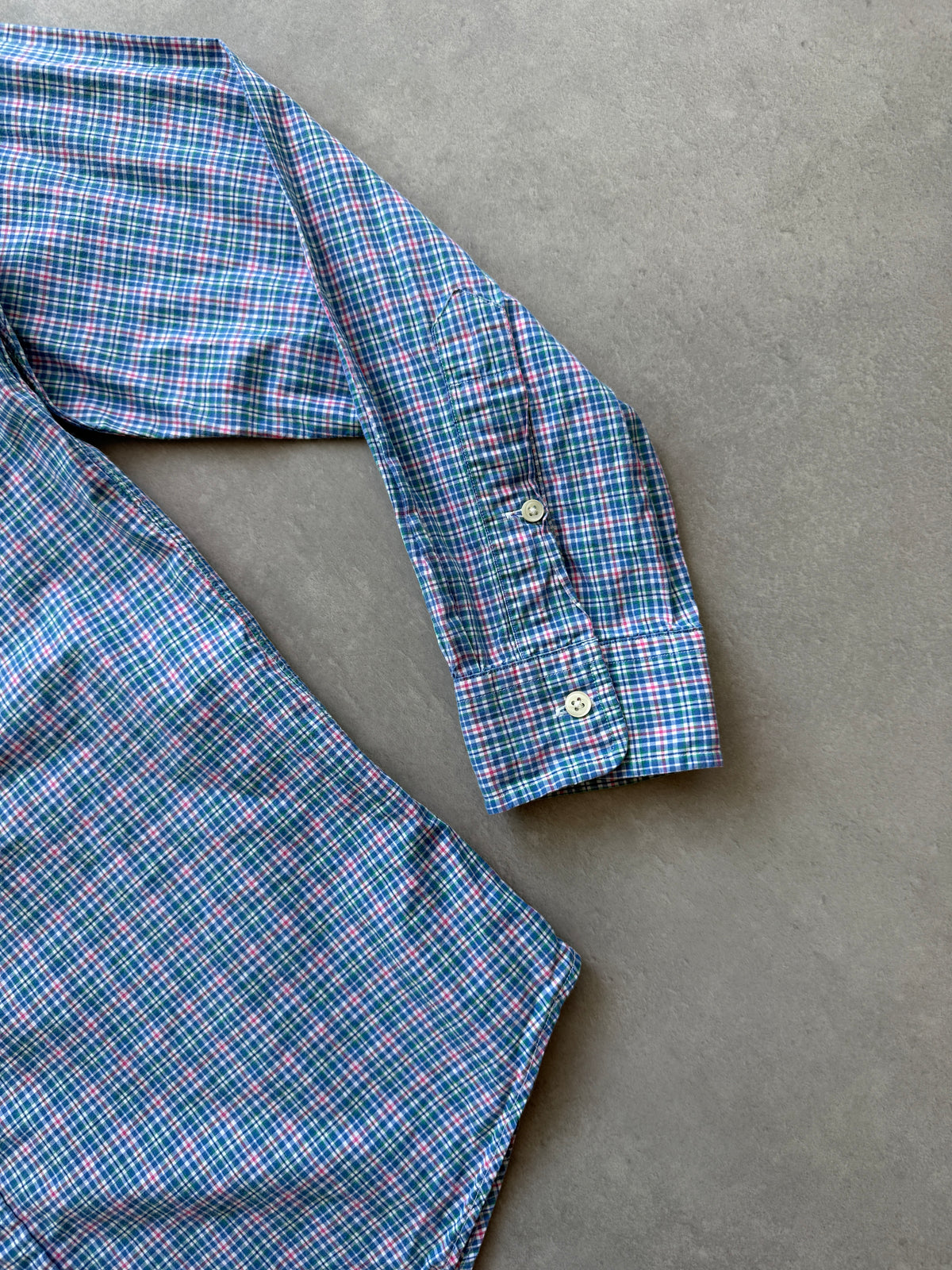 Polo by Ralph Lauren muška plava karirana košulja (M)