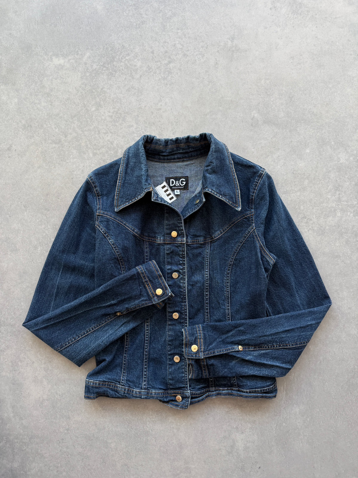 Dolce & Gabbana 90s ženska slim fit teksas jakna (M)