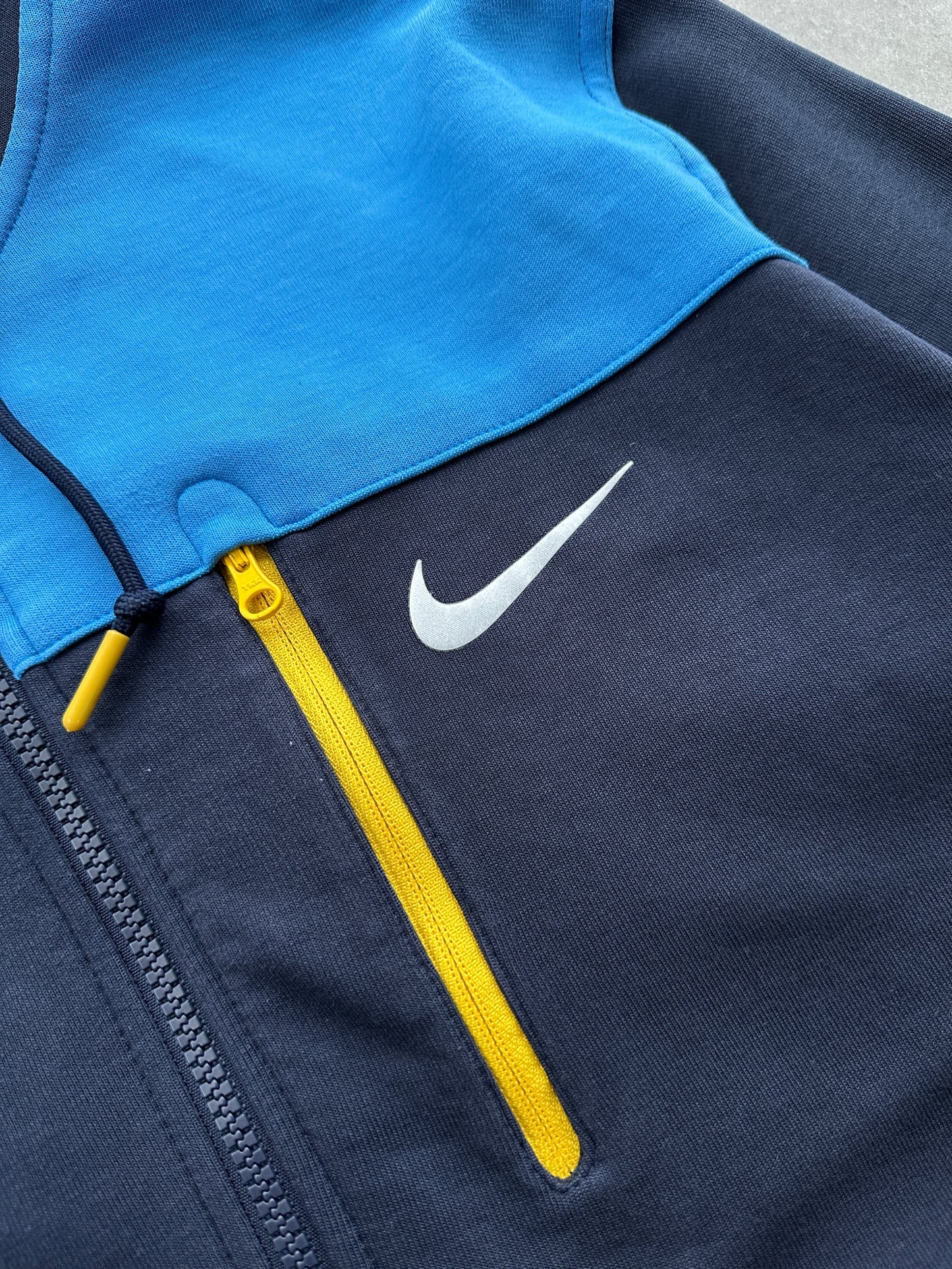 Nike muška plava zip up dukserica (L)