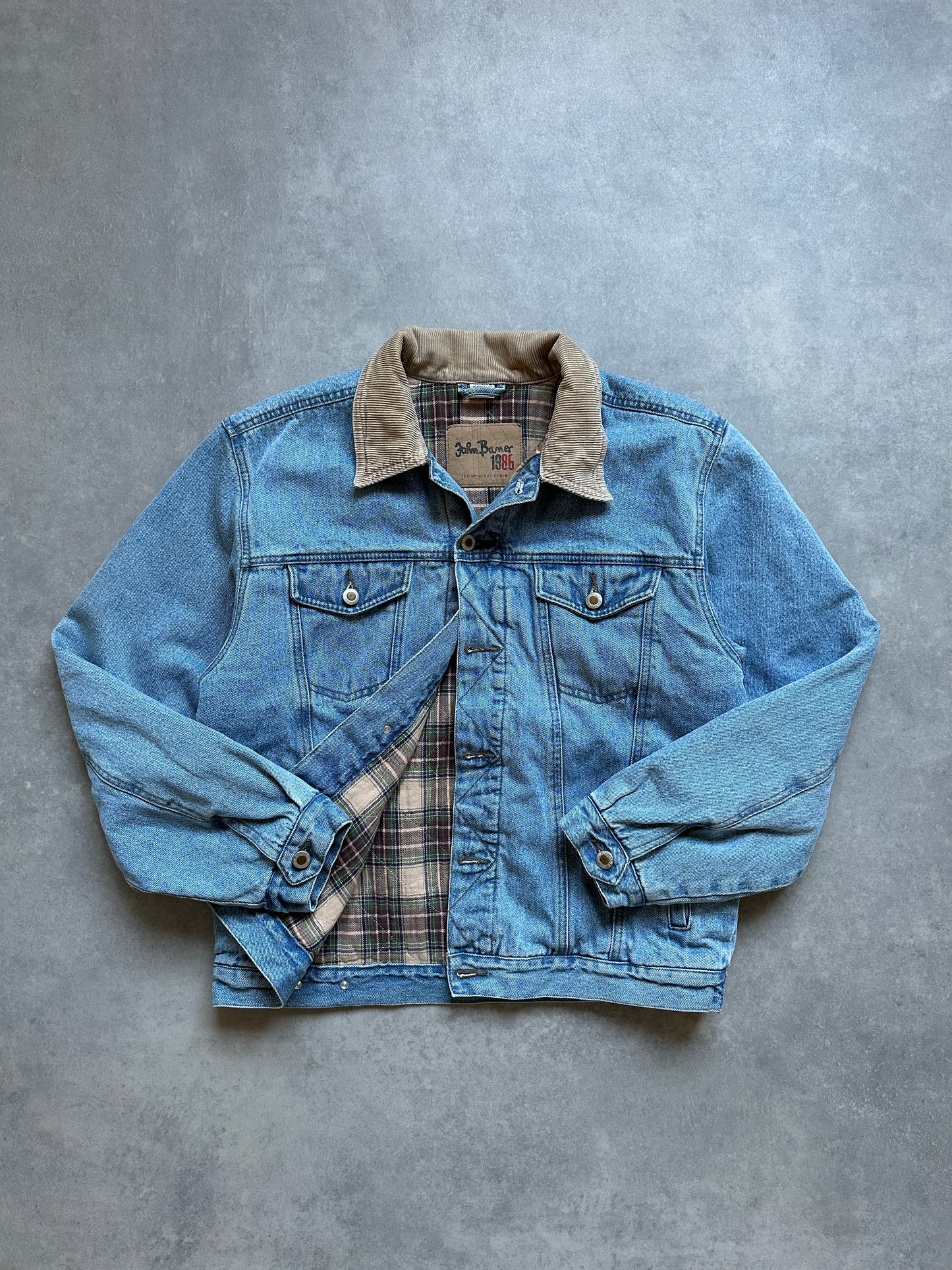 John Baner retro muška teksas jakna (L)